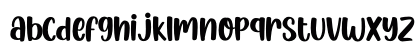 Brownie The Bear Regular Lowercase Preview