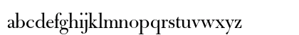 Bulmer MT Regular Display Lowercase Preview