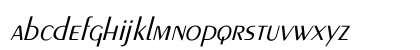 Larwell-Light Italic Lowercase Preview