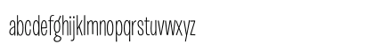 Burbank Big Condensed Light Lowercase Preview