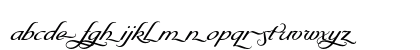 ByronRRSwash Regular Lowercase Preview