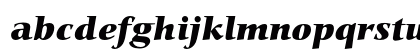 Bitstream Carmina Black Italic Lowercase Preview