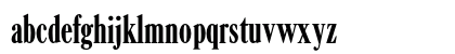 CaslonFB BoldExtraCondensed Lowercase Preview
