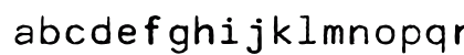 Cella Regular Lowercase Preview