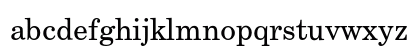 CenturySchoolbookEF Reg Lowercase Preview