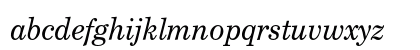 CenturySchoolbookEF RegIta Lowercase Preview