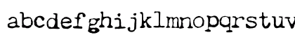 Chandler42 Rough Lowercase Preview