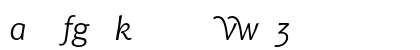 Bitstream Chianti Italic Alternate Preview