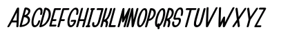 Childa Sans Bold Italic Lowercase Preview