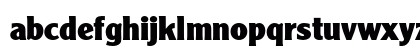 Clearface Gothic LH 95 Black Lowercase Preview
