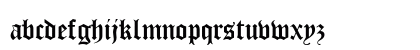 Cloister Black Regular Lowercase Preview