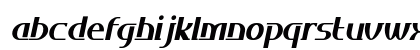 Daimor Black Slant Regular Lowercase Preview