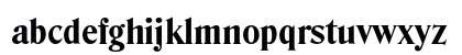 Denver-Bold Regular Lowercase Preview