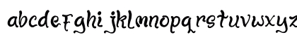 Drakula Manja Regular Lowercase Preview