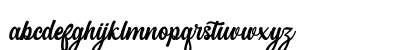 Dream Flourish Regular Lowercase Preview