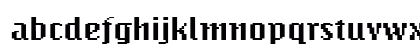 BitmapWide Regular Lowercase Preview