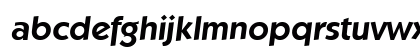 Koblenz-Serial BoldItalic Lowercase Preview
