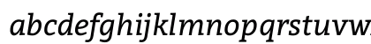 Bitter Italic Preview