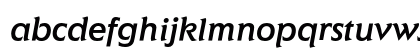 ElanEF MediumItalic Lowercase Preview