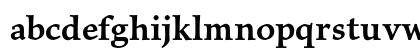 Elysium Std Medium Lowercase Preview