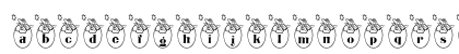 BJF Dragons Regular Lowercase Preview