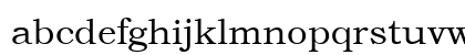 Bookman Old Style Regular Lowercase Preview