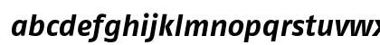 FagoNoTf BoldItalic Lowercase Preview