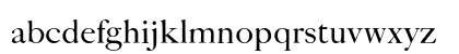 FCaslon Fortytwo ITC Std Regular Lowercase Preview
