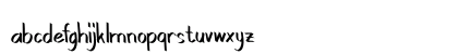GakRewel Regular Lowercase Preview