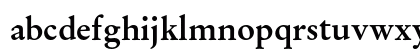 Garamond CG Bold Lowercase Preview