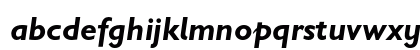 Gill Sans Infant Std Bold It Lowercase Preview