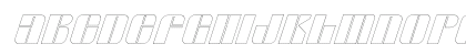Glyphic SeriesOutlineItalic Lowercase Preview