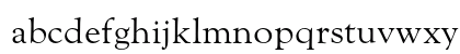 Goudy Old Style MT Std Regular Lowercase Preview