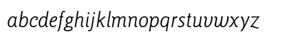ITC Goudy Sans Book Italic Lowercase Preview