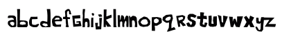 Blahh Regular Lowercase Preview