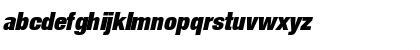 Helvetica Neue LT Std 107 Extra Black Condensed Oblique Font