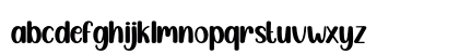 Happy Night Regular Lowercase Preview
