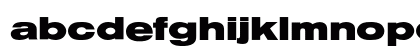 Helvetica Extended BQ Regular Lowercase Preview