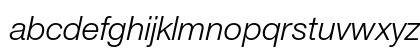 Helvetica Neue LT Std 46 Light Italic Preview