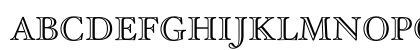 HoeflerText Engraved-Two Lowercase Preview