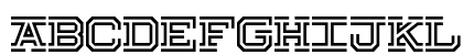 Hokjesgeest Regular Lowercase Preview