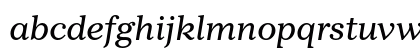 Imperial Italic Lowercase Preview