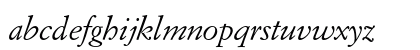 Italian Garamond Italic Preview