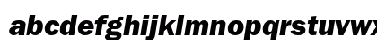 ITC Franklin Gothic Std Heavy Italic Lowercase Preview