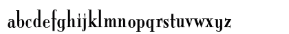 ItingOpti RegularCondensed Lowercase Preview