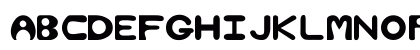 Bliss Regular Lowercase Preview