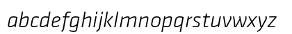Klavika Light Italic Preview