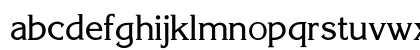 Korinna Regular Lowercase Preview