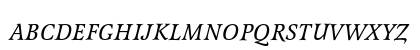 LatienneEF ItalicSC Lowercase Preview