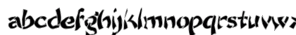 LHF Crouching Tiger Regular Lowercase Preview